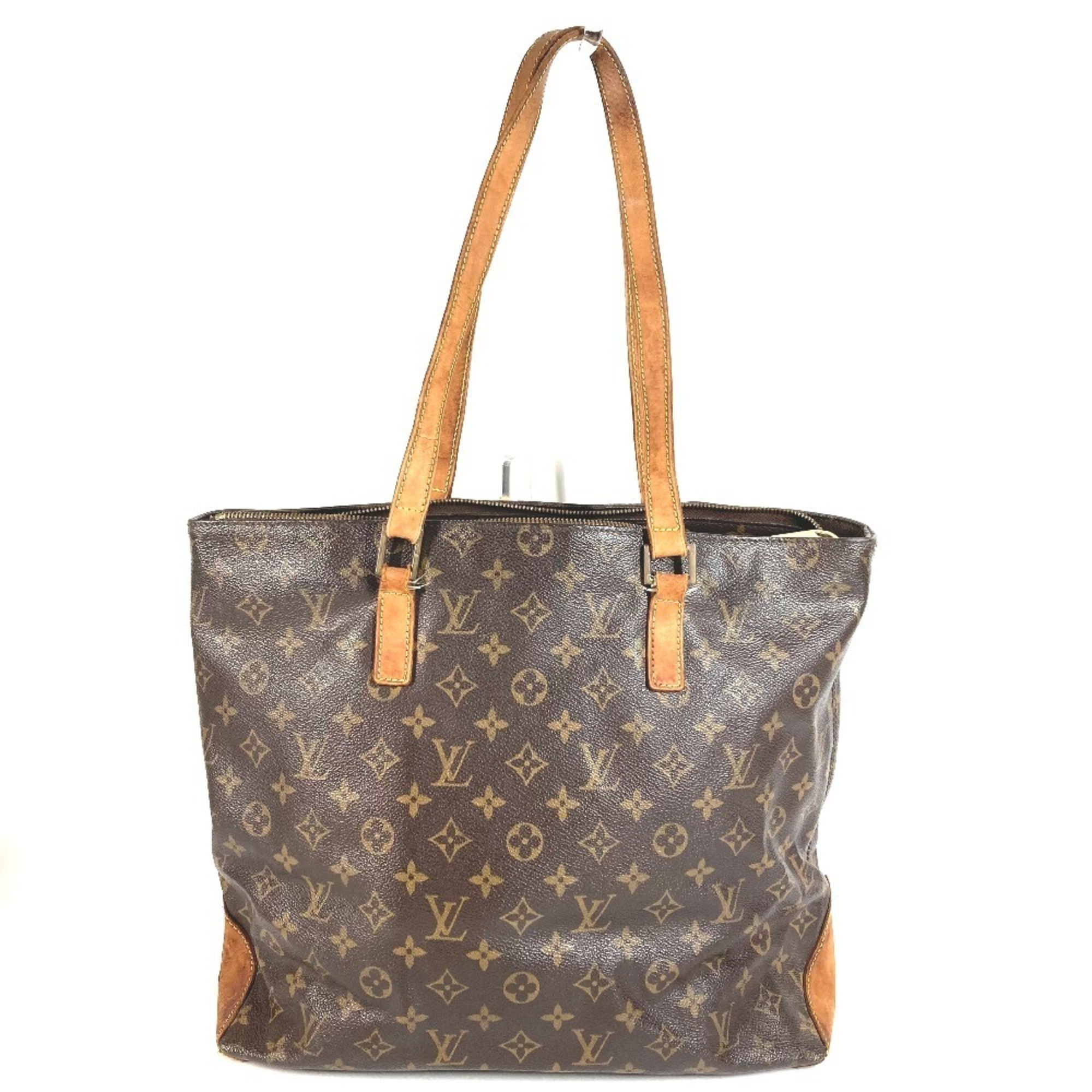 Louis Vuitton M51151 Monogram Cabas Mezzo Tote Bag Shoulder Canvas Men's Wome...